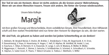 Traueranzeige von Margit Büchler-Stumpf von Echo-Zeitungen (Gesamtausgabe)