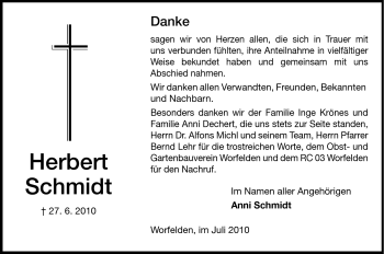 Traueranzeige von Herbert Schmidt von Rüsselsheimer Echo, Groß-Gerauer-Echo, Ried Echo