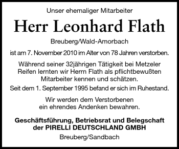 Traueranzeige von Ludwig Volk von Odenwälder Echo