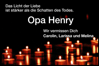 Traueranzeige von Heinrich Magon von Echo-Zeitungen (Gesamtausgabe)