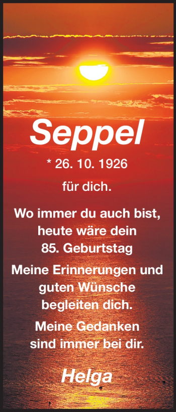 Traueranzeige von Joseph Kryszczynski von Darmstädter Echo, Odenwälder Echo, Rüsselsheimer Echo, Groß-Gerauer-Echo, Ried Echo