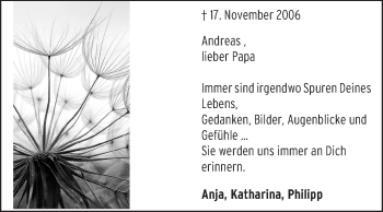 Traueranzeige von Andreas Hummel von Rüsselsheimer Echo, Groß-Gerauer-Echo, Ried Echo