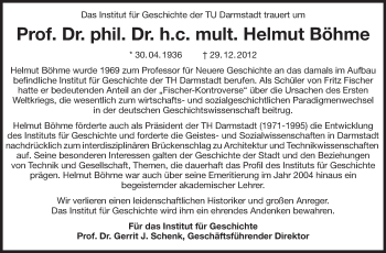 Traueranzeige von Helmut Böhme von Echo-Zeitungen (Gesamtausgabe)