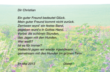Traueranzeige von Christian Friedrich Braun von Echo-Zeitungen (Gesamtausgabe)
