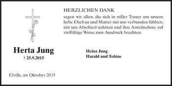 Traueranzeige von Herta Jung von  WI-komplett