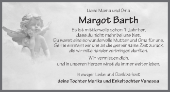 Traueranzeige von Margot Barth von  Rheingau