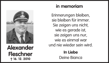 Traueranzeige von Alexander Fleschner von  Wiesbaden komplett