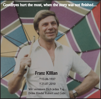 Traueranzeige von Franz Kilian von Trauerportal Echo Online