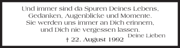Traueranzeige von C. Schuler von  Usinger Anzeiger