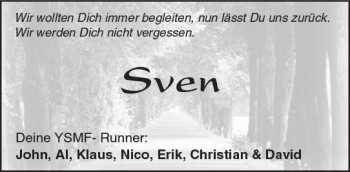 Traueranzeige von Sven  von  Kreisanzeiger