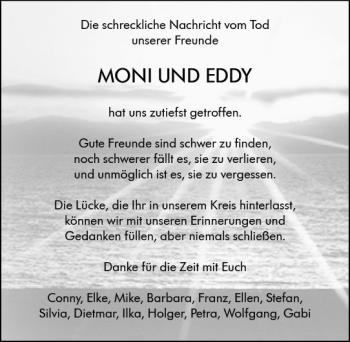 Traueranzeige von Monika Mader von vrm-trauer