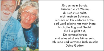 Traueranzeige von Jürgen Zeibig von vrm-trauer