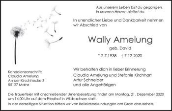 Traueranzeige von wir Abschied von von vrm-trauer