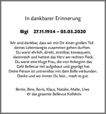 Traueranzeige von Brigitte Gaab von vrm-trauer