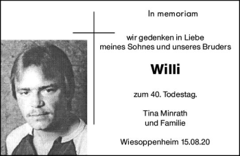 Traueranzeige von Willi  von vrm-trauer