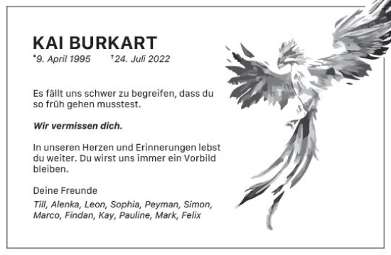 Traueranzeige von Kai Burkart von vrm-trauer Idsteiner Zeitung