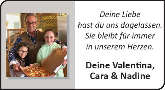 Traueranzeige von In Gedenken  von Wiesbadener Kurier