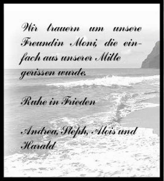 Traueranzeige von Monika Pietsch von Wiesbadener Kurier