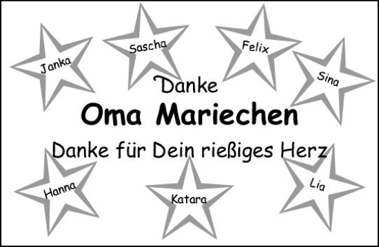 Traueranzeige von Mariechen  von Odenwälder Echo