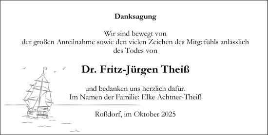 Traueranzeige von Fritz-Jürgen Theiß von Darmstädter Echo Traueranzeige von Fritz-Jürgen Theiß von Darmstädter Echo