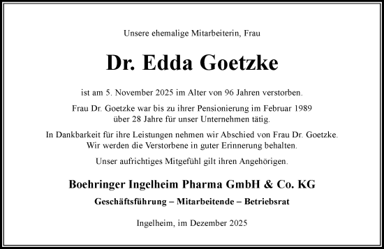 Traueranzeige von Edda Goetzke von Allgemeine Zeitung Rheinhessen-Nahe