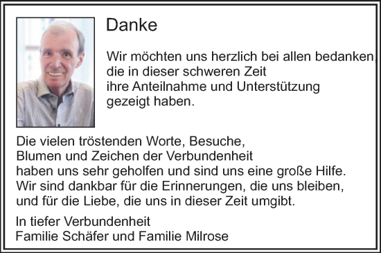 Traueranzeige von Franz Schäfer von Starkenburger Echo