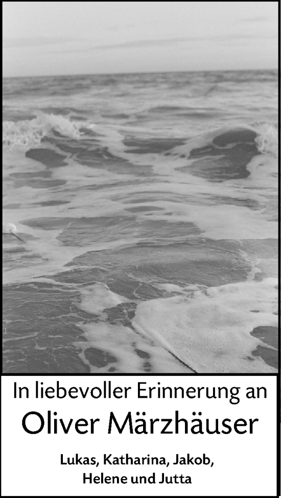 Traueranzeige von Oliver Märzhäuser von Wetzlarer Neue Zeitung