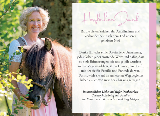 Traueranzeige von Nici Löser-Brüning von Allgemeine Zeitung Mainz