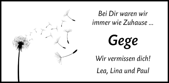 Traueranzeige von Gretel Strobl von Hinterländer Anzeiger