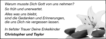 Traueranzeige von Helga Badinski von Darmstädter Echo, Odenwälder Echo, Rüsselsheimer Echo, Groß-Gerauer-Echo, Ried Echo