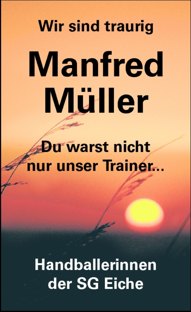  Traueranzeige für Manfred Müller vom 02.04.2011 aus Darmstädter Echo, Odenwälder Echo, Rüsselsheimer Echo, Groß-Gerauer-Echo, Ried Echo