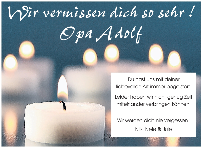  Traueranzeige für Adolf Mauler vom 09.11.2011 aus Rüsselsheimer Echo, Groß-Gerauer-Echo, Ried Echo