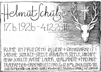 Traueranzeige von Helmut Schulze von Rüsselsheimer Echo, Groß-Gerauer-Echo, Ried Echo