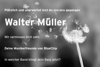 Traueranzeige von Walter Müller von Echo-Zeitungen (Gesamtausgabe)