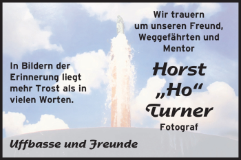 Traueranzeige von Horst Turner von Echo-Zeitungen (Gesamtausgabe)