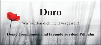 Traueranzeige von Doro Kamieth von Echo-Zeitungen (Gesamtausgabe)