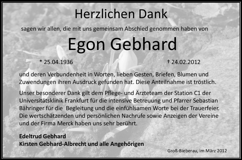  Traueranzeige für Egon Gebhard vom 17.03.2012 aus Echo-Zeitungen (Gesamtausgabe)