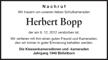 Traueranzeige von Erwin Bierach von Rüsselsheimer Echo, Groß-Gerauer-Echo, Ried Echo