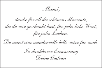 Traueranzeige von Claire Wöbke von Darmstädter Echo, Odenwälder Echo, Rüsselsheimer Echo, Groß-Gerauer-Echo, Ried Echo