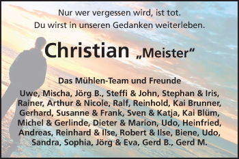 Traueranzeige von Christian Emich von Echo-Zeitungen (Gesamtausgabe)