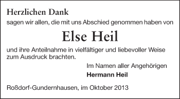 Traueranzeige von Elke Heil von Echo-Zeitungen (Gesamtausgabe)