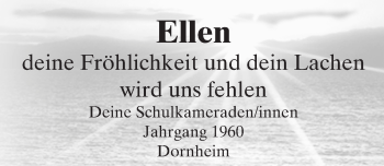 Traueranzeige von Ellen  von trauer.echo-online.de