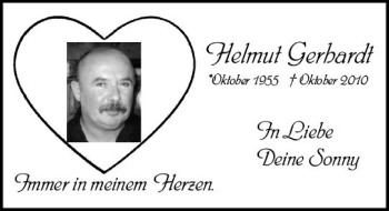 Traueranzeige von Helmut Gerhardt von vrm-trauer