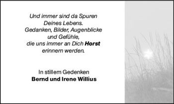 Traueranzeige von Horst  von vrm-trauer