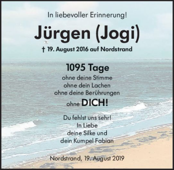 Traueranzeige von Jürgen  von vrm-trauer
