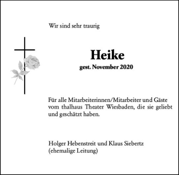 Traueranzeige von Heike  von vrm-trauer