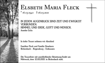 Traueranzeige von Elsbeth Maria Fleck von vrm-trauer