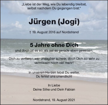 Traueranzeige von Jürgen  von vrm-trauer
