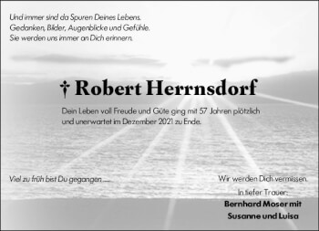 Traueranzeige von Robert Herrnsdorf von vrm-trauer AZ Mainz