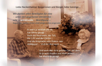 Traueranzeige von Wir danken  von vrm-trauer AZ Mainz